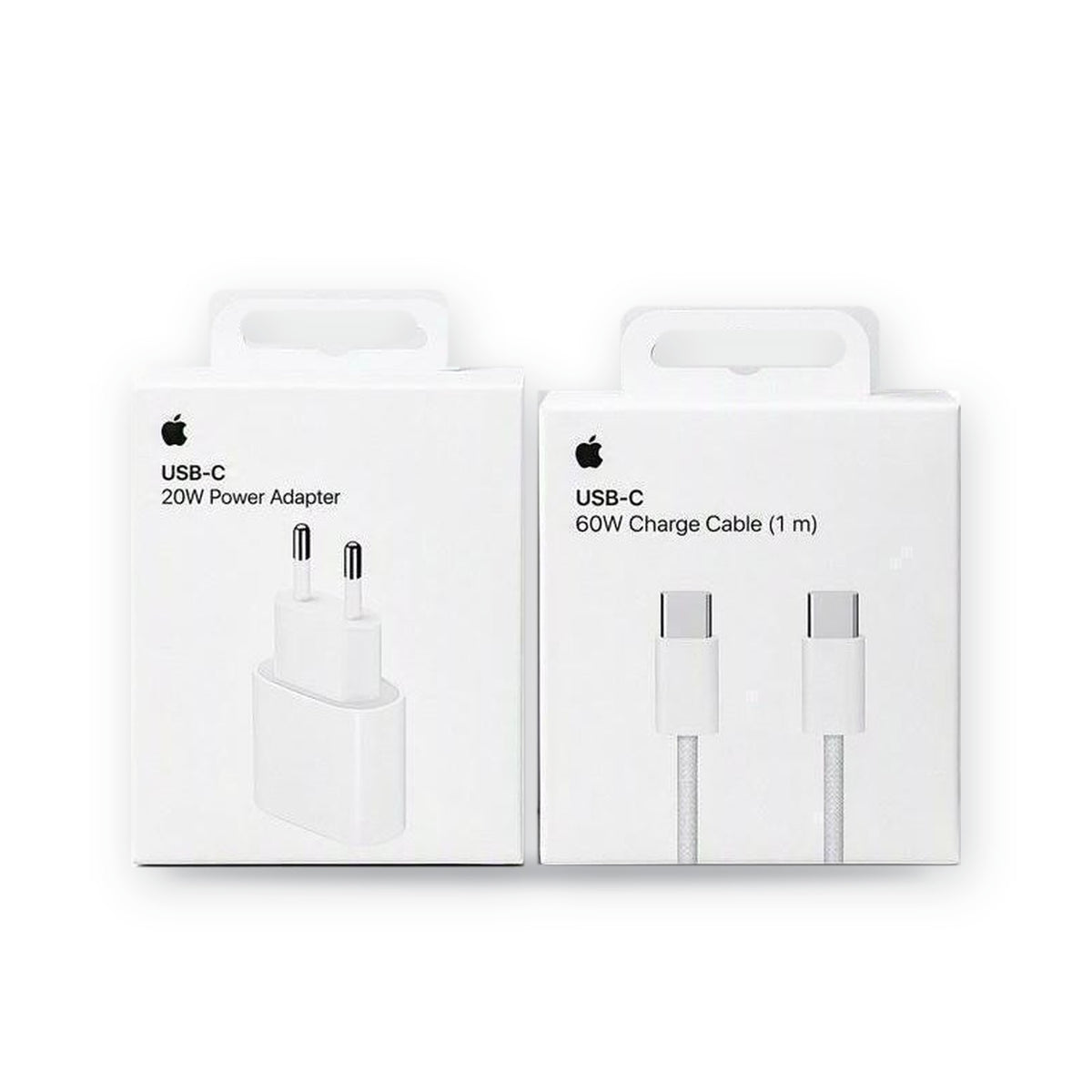 Pack de cargador USB-C de 20 W y cable de carga USB-C de 1 m, originales de Apple, en sus cajas